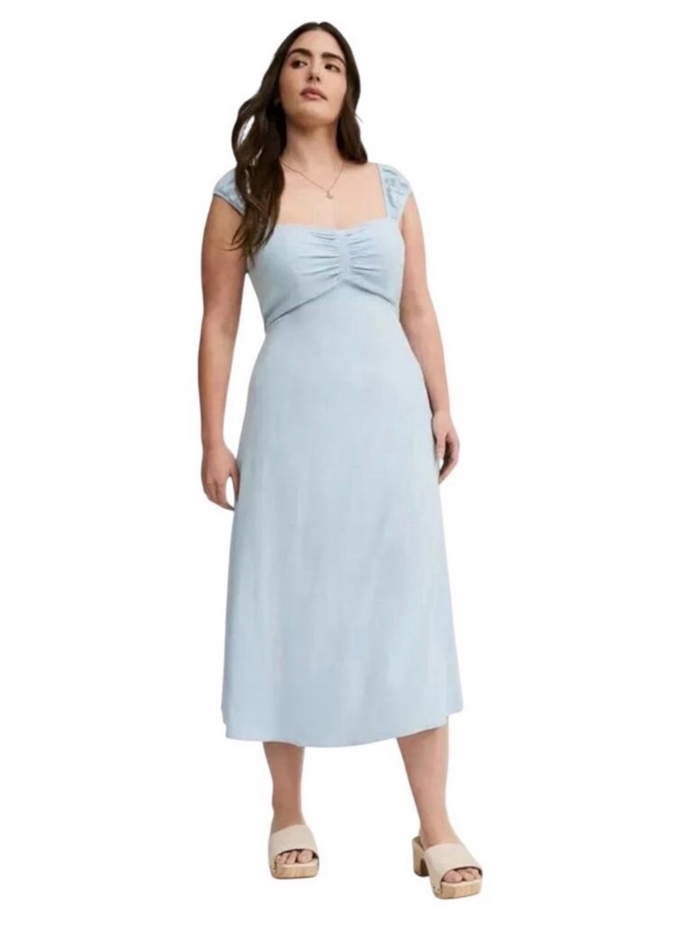 Torrid Square-Neck Midi Dress